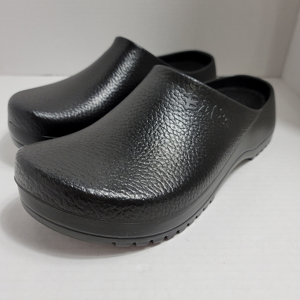 Birkenstock Birkis Super Birki PU Black Clogs